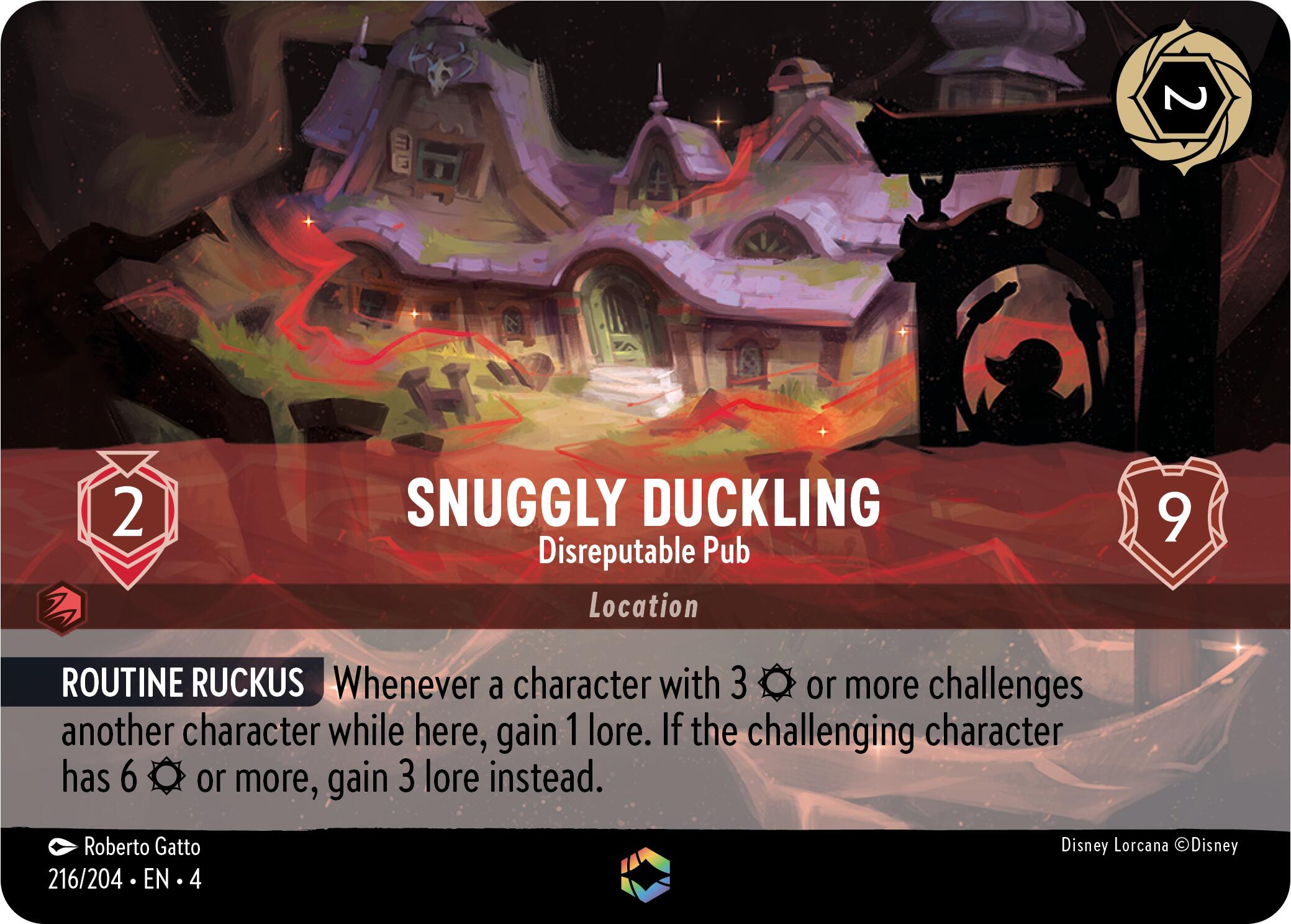 Image of Snuggly Duckling - Disreputable Pub (Enchanted) (216/204) [Ursula's Return]