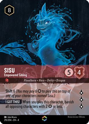 Image of Sisu - Empowered Sibling (Enchanted) (215/204) - Ursulas Return Holofoil