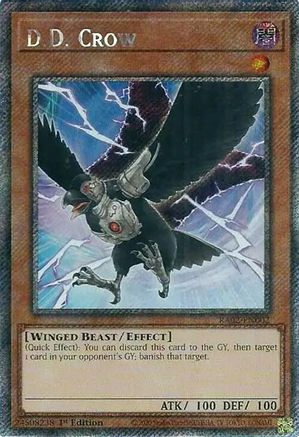Image of D.D. Crow (Platinum Secret Rare) [RA02-EN002] Platinum Secret Rare