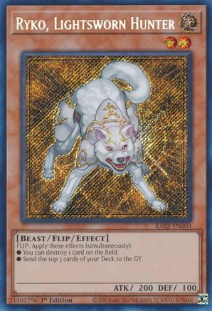 Image of Ryko, Lightsworn Hunter (Secret Rare) [RA02-EN003] Secret Rare