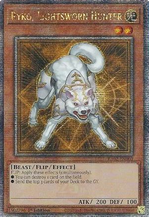 Image of Ryko, Lightsworn Hunter (Quarter Century Secret Rare) [RA02-EN003] Quarter Century Secret Rare