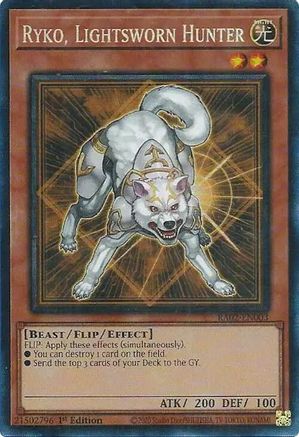 Image of Ryko, Lightsworn Hunter (PCR) [RA02-EN003] Prismatic Collector's Rare