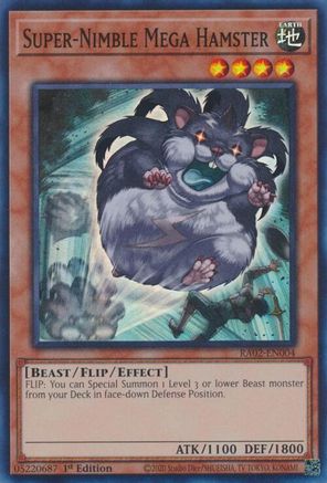 Image of Super-Nimble Mega Hamster [RA02-EN004] Super Rare