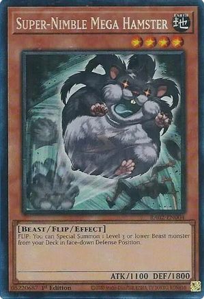 Image of Super-Nimble Mega Hamster (PCR) [RA02-EN004] Prismatic Collector's Rare