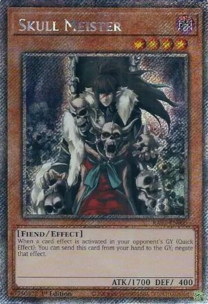 Image of Skull Meister (Platinum Secret Rare) [RA02-EN005] Platinum Secret Rare