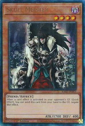 Image of Skull Meister (PUR) [RA02-EN005] Prismatic Ultimate Rare