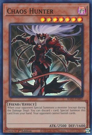 Image of Chaos Hunter [RA02-EN007] Super Rare