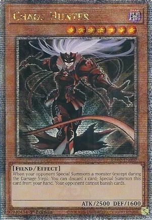 Image of Chaos Hunter (Quarter Century Secret Rare) [RA02-EN007] Quarter Century Secret Rare