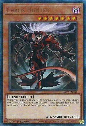 Image of Chaos Hunter (PUR) [RA02-EN007] Prismatic Ultimate Rare
