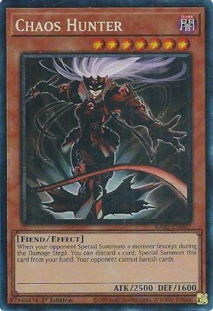 Image of Chaos Hunter (PCR) [RA02-EN007] Prismatic Collector's Rare