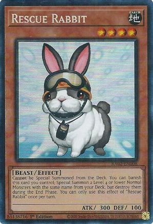 Image of Rescue Rabbit (PCR) [RA02-EN008] Prismatic Collector's Rare