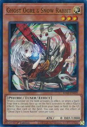 Image of Ghost Ogre & Snow Rabbit (Alternate Art) (UR) [RA02-EN009] Ultra Rare