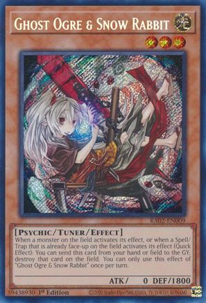 Image of Ghost Ogre & Snow Rabbit (Alternate Art) (Secret Rare) [RA02-EN009] Secret Rare