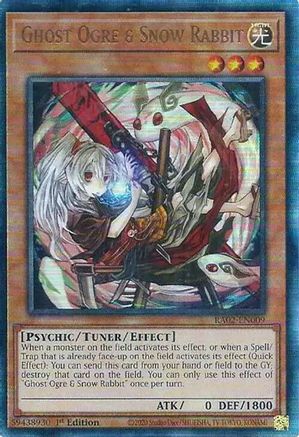 Image of Ghost Ogre & Snow Rabbit (Alternate Art) (PUR) [RA02-EN009] Prismatic Ultimate Rare