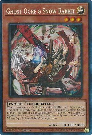 Image of Ghost Ogre & Snow Rabbit (Alternate Art) (PCR) [RA02-EN009] Prismatic Collector's Rare