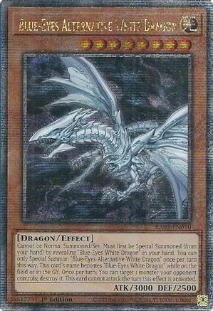Image of Blue-Eyes Alternative White Dragon (Quarter Century Secret Rare) [RA02-EN010] Quarter Century Secret Rare
