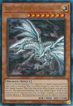 Image of Blue-Eyes Alternative White Dragon (PUR) [RA02-EN010] Prismatic Ultimate Rare