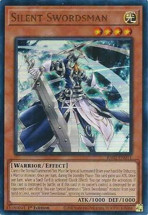 Image of Silent Swordsman (UR) [RA02-EN011] Ultra Rare