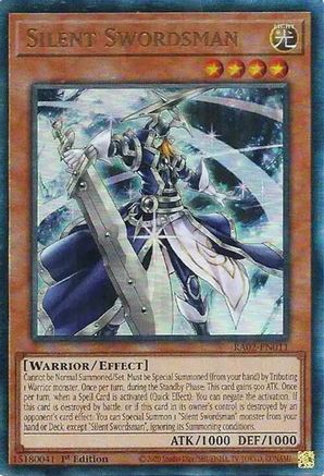 Image of Silent Swordsman (PUR) [RA02-EN011] Prismatic Ultimate Rare
