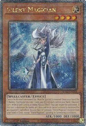 Image of Silent Magician (Quarter Century Secret Rare) [RA02-EN012] Quarter Century Secret Rare