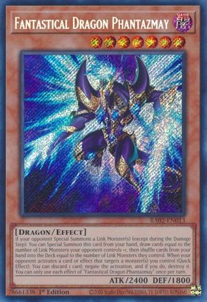 Image of Fantastical Dragon Phantazmay (Alternate Art) (Secret Rare) [RA02-EN013] Secret Rare