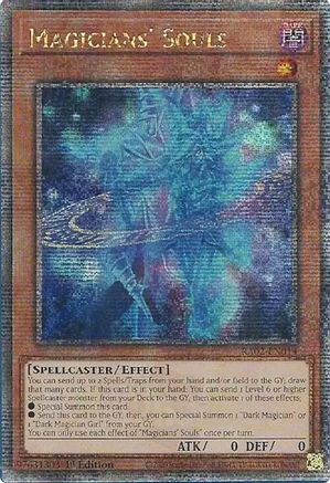 Image of Magicians' Souls (Quarter Century Secret Rare) [RA02-EN014] Quarter Century Secret Rare
