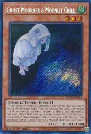 Image of Ghost Mourner & Moonlit Chill (Alternate Art) (Secret Rare) [RA02-EN015] Secret Rare
