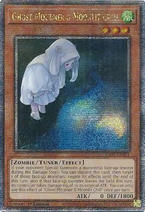 Image of Ghost Mourner & Moonlit Chill (Alternate Art) (Quarter Century Secret Rare) [RA02-EN015] Quarter Century Secret Rare