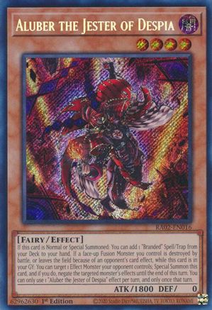 Image of Aluber the Jester of Despia (Secret Rare) [RA02-EN016] Secret Rare