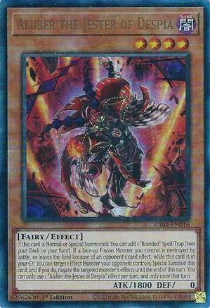 Image of Aluber the Jester of Despia (PUR) [RA02-EN016] Prismatic Ultimate Rare
