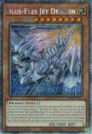 Image of Blue-Eyes Jet Dragon (Platinum Secret Rare) [RA02-EN017] Platinum Secret Rare