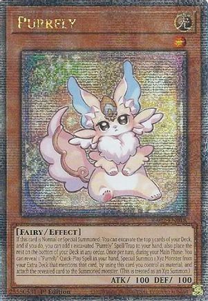 Image of Purrely (Quarter Century Secret Rare) [RA02-EN018] Quarter Century Secret Rare