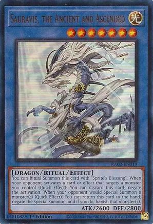 Image of Sauravis, the Ancient and Ascended (UR) [RA02-EN019] Ultra Rare