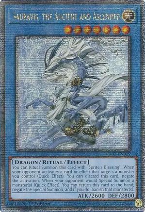 Image of Sauravis, the Ancient and Ascended (Quarter Century Secret Rare) [RA02-EN019] Quarter Century Secret Rare