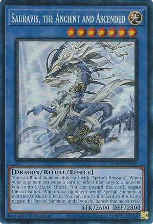 Image of Sauravis, the Ancient and Ascended (PCR) [RA02-EN019] Prismatic Collector's Rare