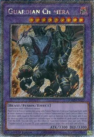 Image of Guardian Chimera (Platinum Secret Rare) [RA02-EN023] Platinum Secret Rare
