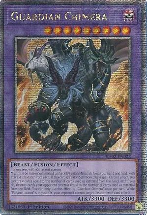 Image of Guardian Chimera (Quarter Century Secret Rare) [RA02-EN023] Quarter Century Secret Rare
