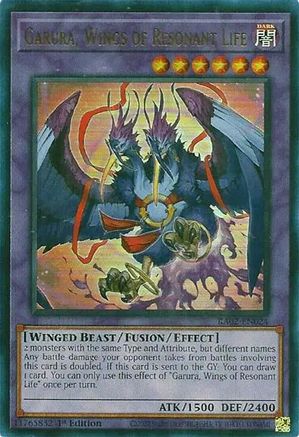 Image of Garura, Wings of Resonant Life (UR) [RA02-EN024] Ultra Rare