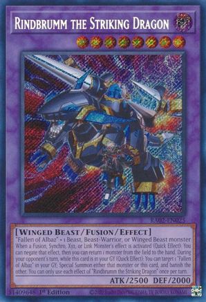 Image of Rindbrumm the Striking Dragon (Secret Rare) [RA02-EN025] Secret Rare