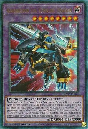 Image of Rindbrumm the Striking Dragon (PUR) [RA02-EN025] Prismatic Ultimate Rare