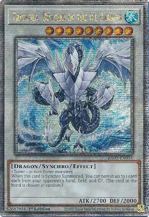 Image of Trishula, Dragon of the Ice Barrier (Quarter Century Secret Rare) [RA02-EN026] Quarter Century Secret Rare