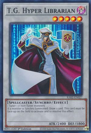 Image of T.G. Hyper Librarian [RA02-EN027] Super Rare