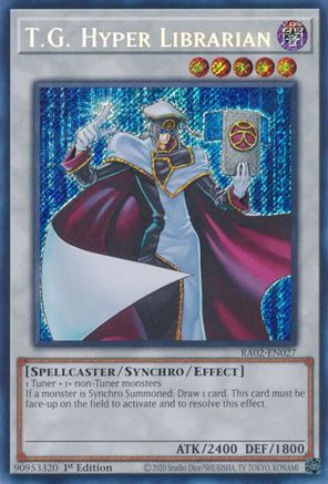 Image of T.G. Hyper Librarian (Secret Rare) [RA02-EN027] Secret Rare