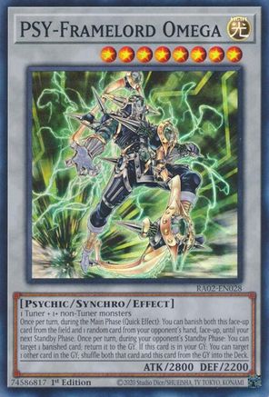 Image of PSY-Framelord Omega [RA02-EN028] Super Rare