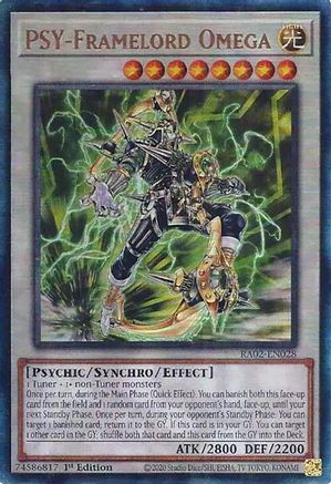 Image of PSY-Framelord Omega (PUR) [RA02-EN028] Prismatic Ultimate Rare