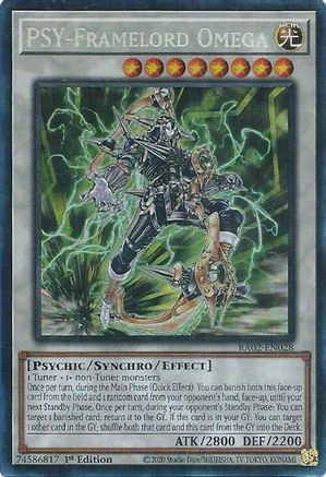 Image of PSY-Framelord Omega (PCR) [RA02-EN028] Prismatic Collector's Rare