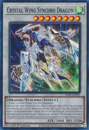 Image of Crystal Wing Synchro Dragon [RA02-EN029] Super Rare