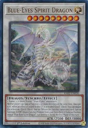 Image of Blue-Eyes Spirit Dragon (UR) [RA02-EN030] Ultra Rare