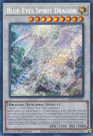 Image of Blue-Eyes Spirit Dragon (Secret Rare) [RA02-EN030] Secret Rare