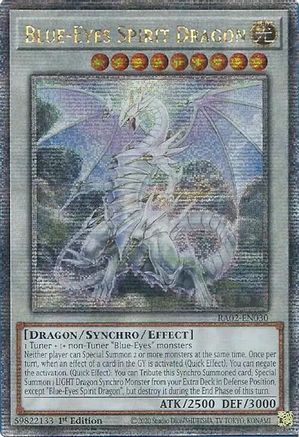 Image of Blue-Eyes Spirit Dragon (Quarter Century Secret Rare) [RA02-EN030] Quarter Century Secret Rare